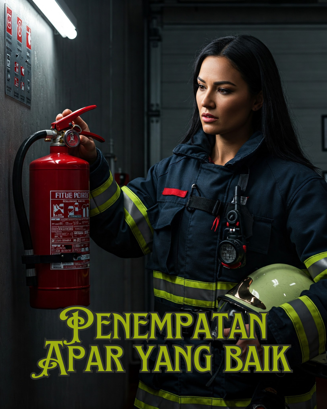 Penempatan APAR yang diawasi oleh Ahli K3 Umum