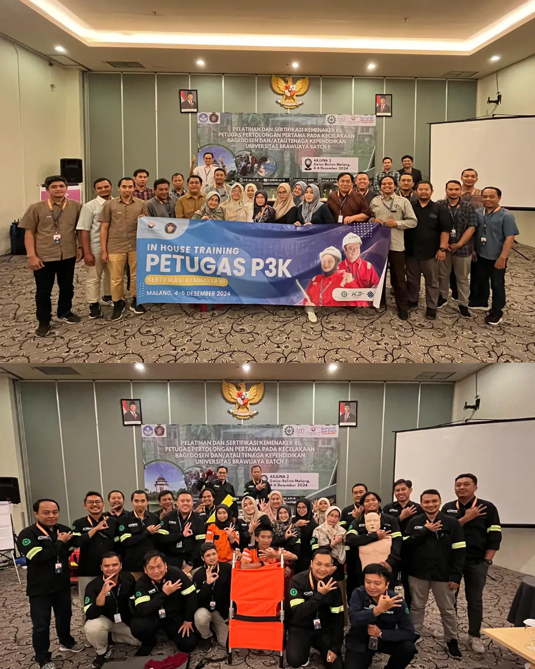 Inhouse Training Petugas P3K Universitas Brawijaya Malang