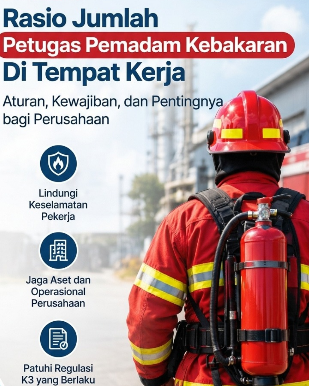 Rasio Jumlah Petugas Pemadam Kebakaran di Tempat Kerja