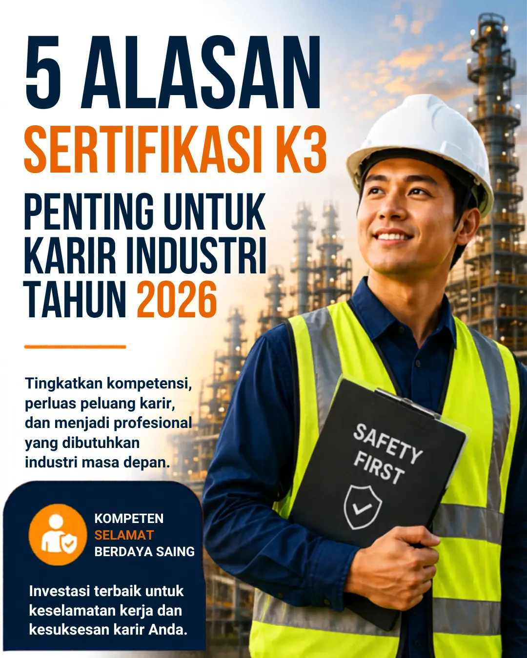 5 Alasan Sertifikasi K3 Penting untuk Karir Industri Tahun 2026